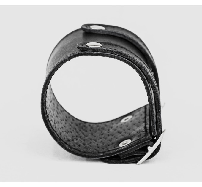 Leather cuff bracelet for men or women, code 6200st