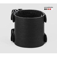 Leather cuff bracelet for men or women, code 6205