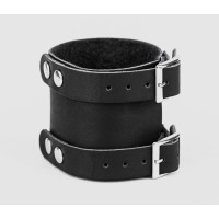 Leather cuff bracelet for men or women, code 6205