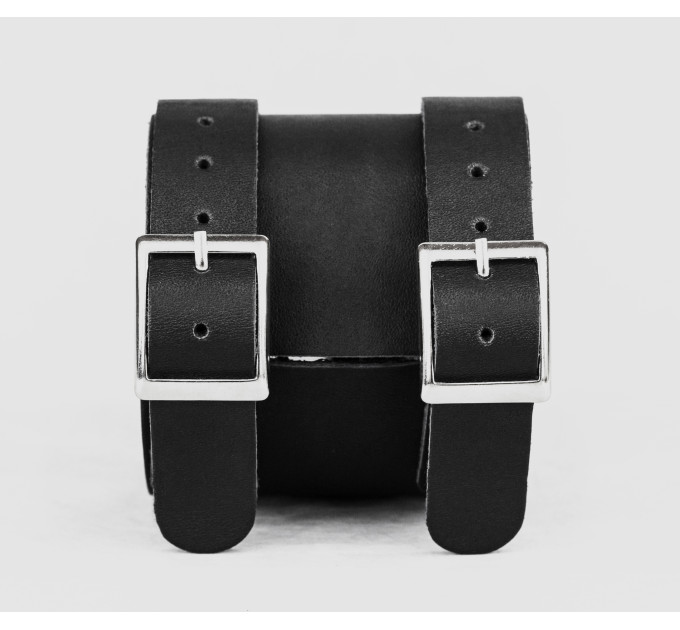 Leather cuff bracelet for men or women, code 6205