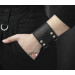 Leather cuff bracelet for men or women, code 6205st
