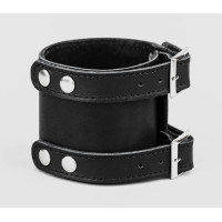 Leather cuff bracelet for men or women, code 6205st