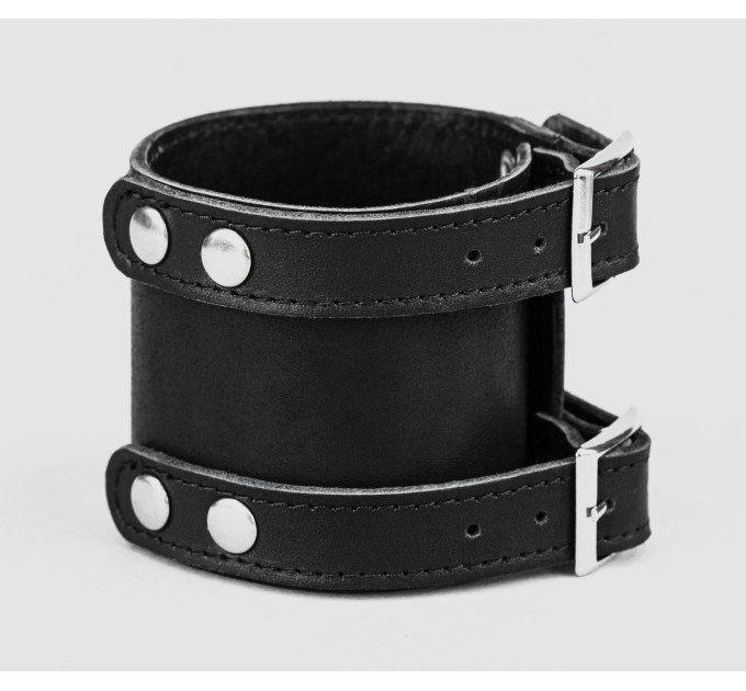 Leather cuff bracelet for men or women, code 6205st