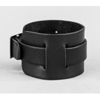 Leather cuff bracelet for men or women, code 6240