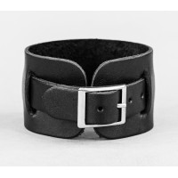 Leather cuff bracelet for men or women, code 6240