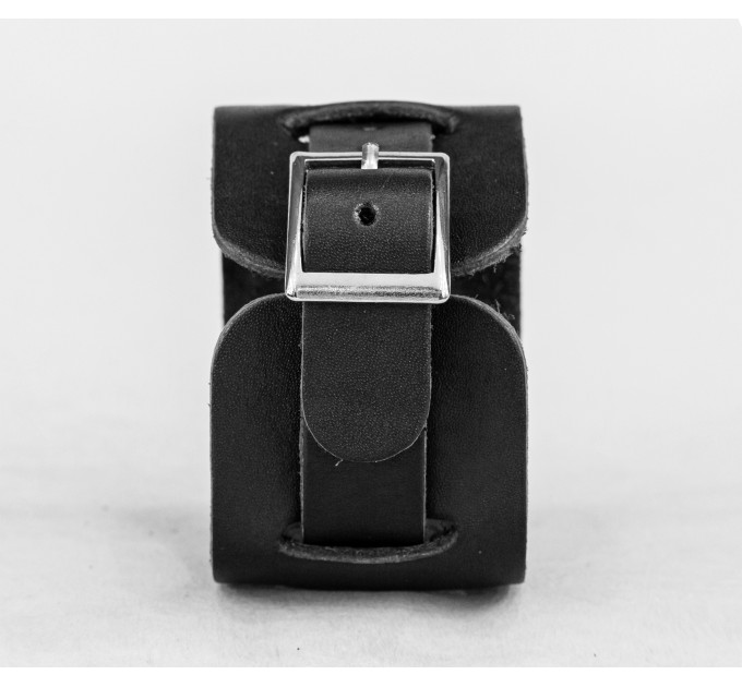 Leather cuff bracelet for men or women, code 6240