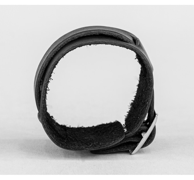 Leather cuff bracelet for men or women, code 6240