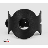 Leather cuff bracelet for men or women, code 6300