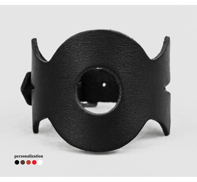 Leather cuff bracelet for men or women, code 6300