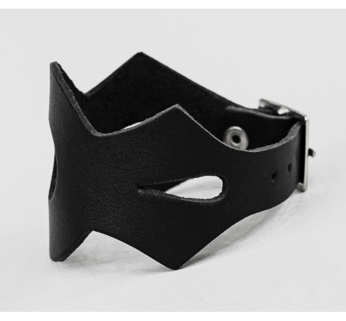 Leather cuff bracelet for men or women, code 6300