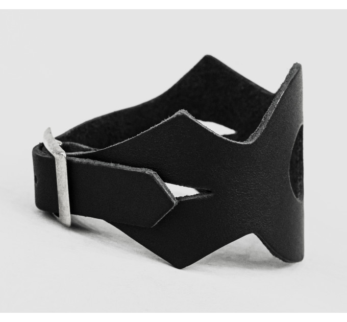 Leather cuff bracelet for men or women, code 6300