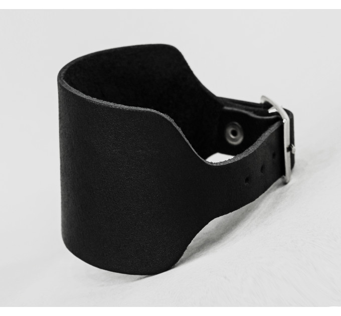 Leather cuff bracelet for men or women, code 6310