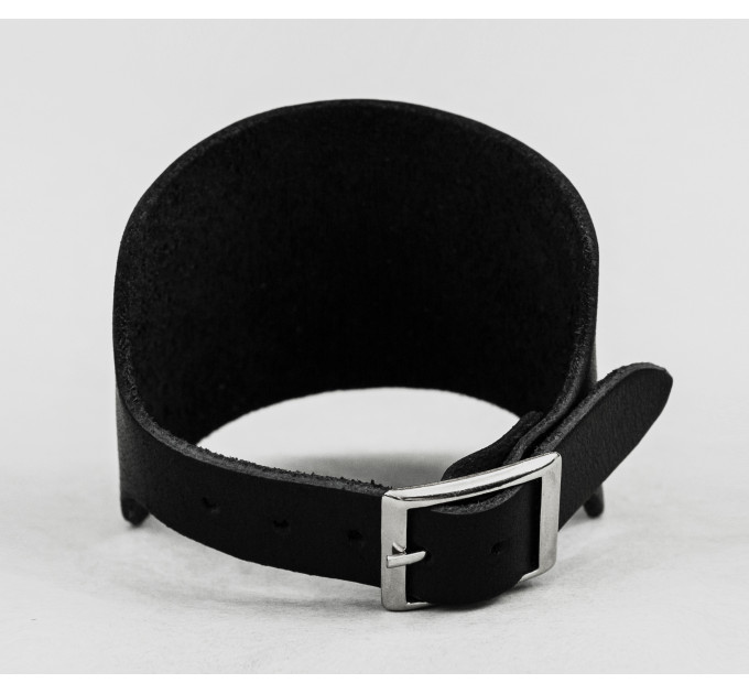 Leather cuff bracelet for men or women, code 6310