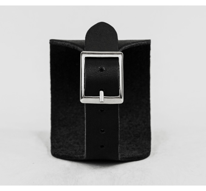 Leather cuff bracelet for men or women, code 6310