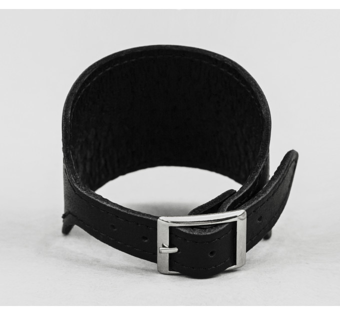 Leather cuff bracelet for men or women, code 6310st