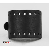 Leather cuff bracelet for men or women, code 6315