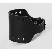 Leather cuff bracelet for men or women, code 6315