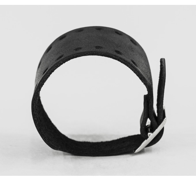 Leather cuff bracelet for men or women, code 6315