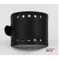 Leather cuff bracelet for men or women, code 6315st