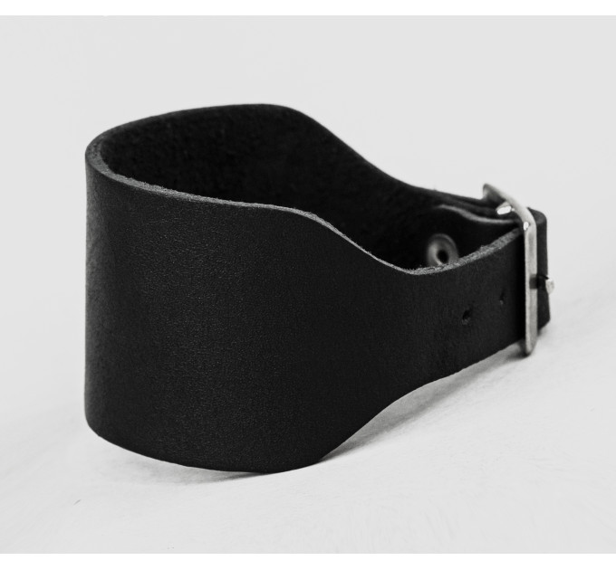 Leather cuff bracelet for men or women, code 6320