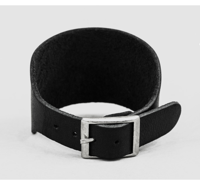 Leather cuff bracelet for men or women, code 6320