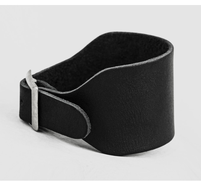 Leather cuff bracelet for men or women, code 6320