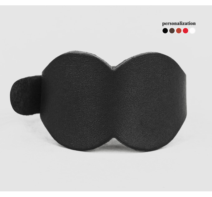 Leather cuff bracelet for men or women, code 6325