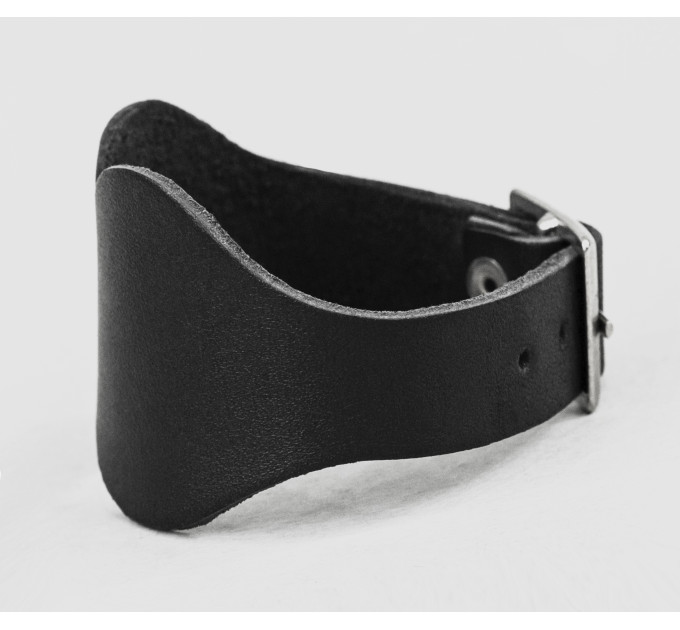Leather cuff bracelet for men or women, code 6325