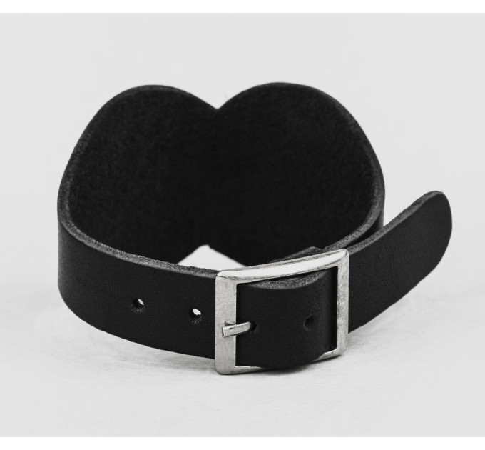 Leather cuff bracelet for men or women, code 6325