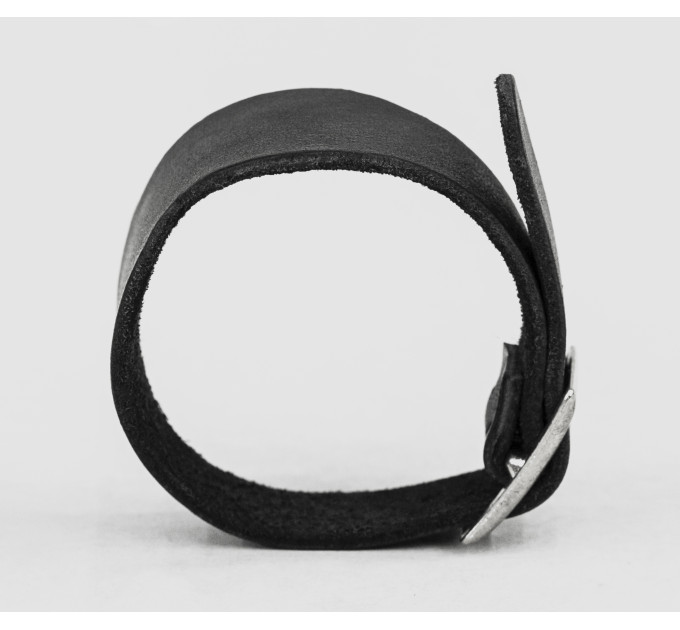 Leather cuff bracelet for men or women, code 6325