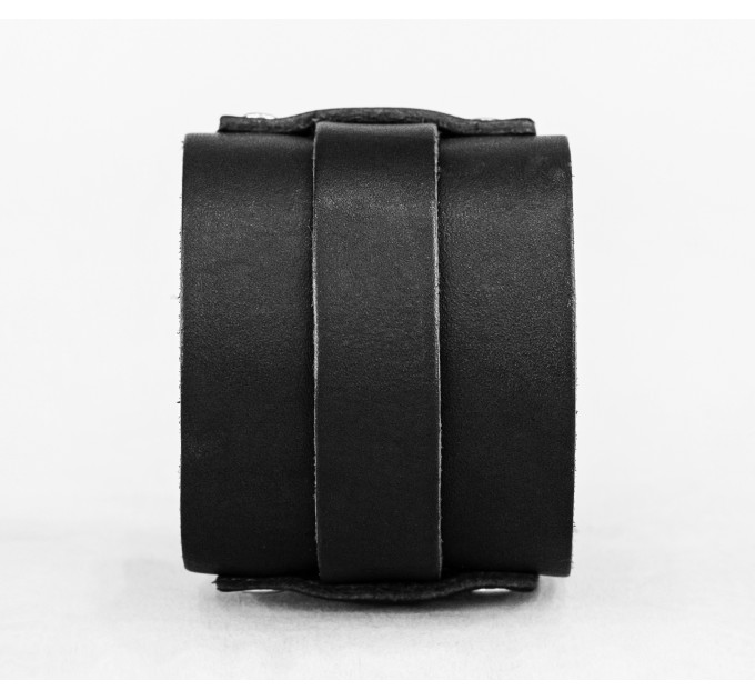 Leather cuff bracelet for men or women, code 6330
