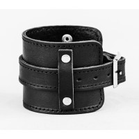 Leather cuff bracelet for men or women, code 6330st