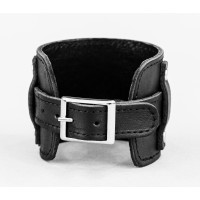Leather cuff bracelet for men or women, code 6330st