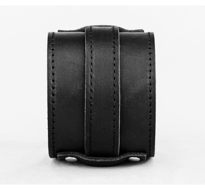 Leather cuff bracelet for men or women, code 6330st