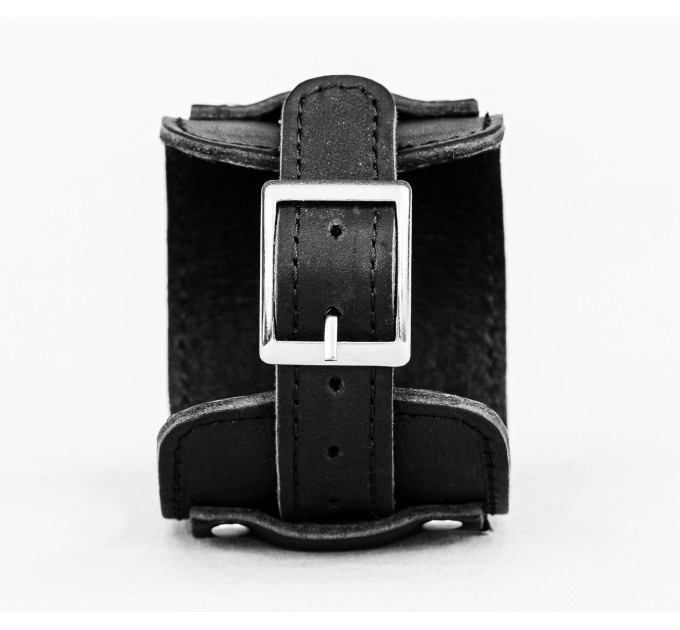 Leather cuff bracelet for men or women, code 6330st