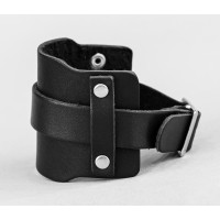 Leather cuff bracelet for men or women, code 6335