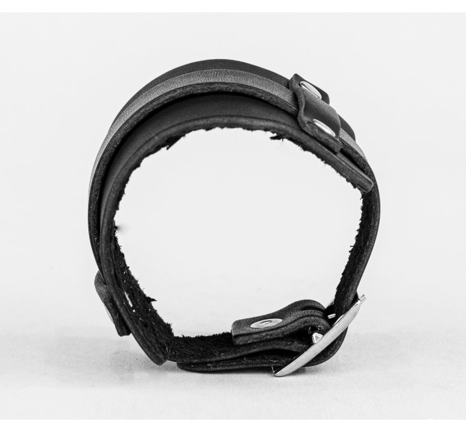 Leather cuff bracelet for men or women, code 6335