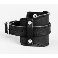 Leather cuff bracelet for men or women, code 6335st