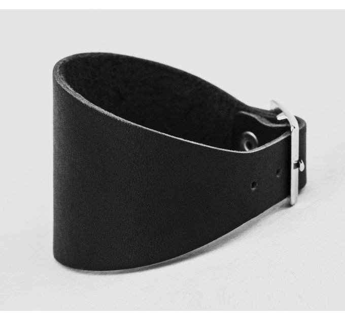 Leather cuff bracelet for men or women, code 6345