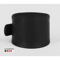 Leather cuff bracelet for men or women, code 6345st