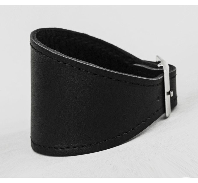 Leather cuff bracelet for men or women, code 6345st
