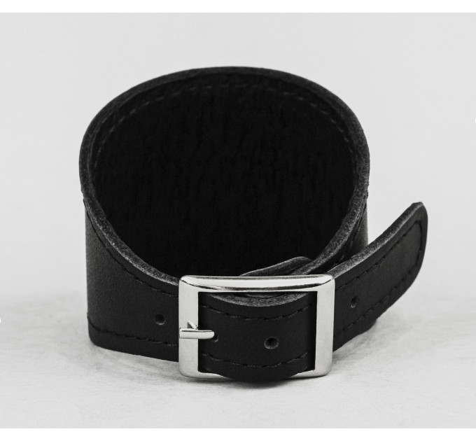 Leather cuff bracelet for men or women, code 6345st