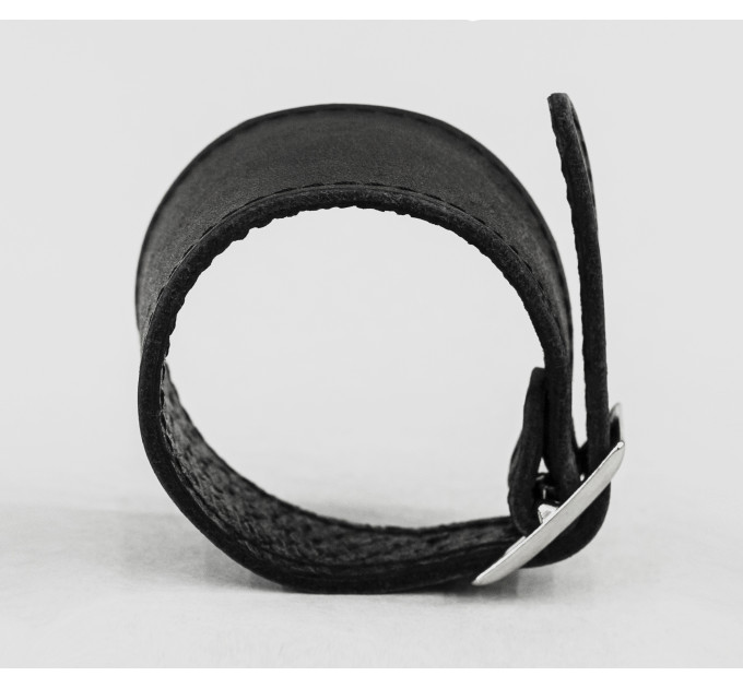 Leather cuff bracelet for men or women, code 6345st