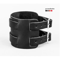 Leather cuff bracelet for men or women, code 6400