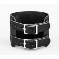 Leather cuff bracelet for men or women, code 6400
