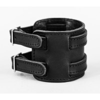 Leather cuff bracelet for men or women, code 6400st