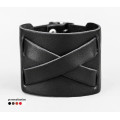 Leather cuff bracelet for men or women, code 6405