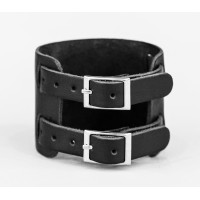 Leather cuff bracelet for men or women, code 6405