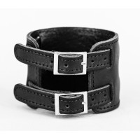 Leather cuff bracelet for men or women, code 6405st