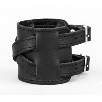 Leather cuff bracelet for men or women, code 6405st